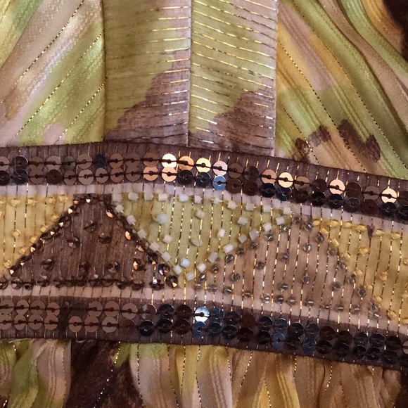 BCBGMaxazria Long Flowing Halter Dress - Picture 5 of 8